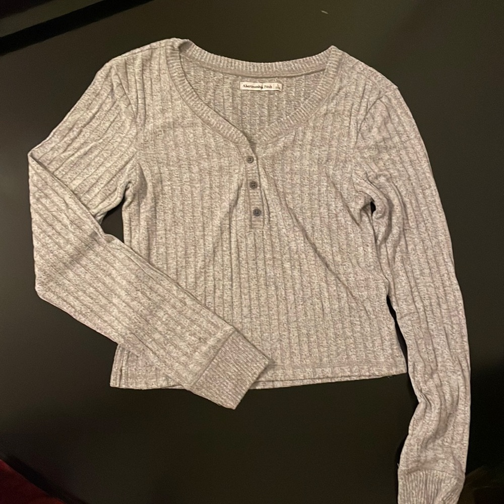 Abercrombie & Fitch Cozy Long Sleeve Henley 🙋🏻size S